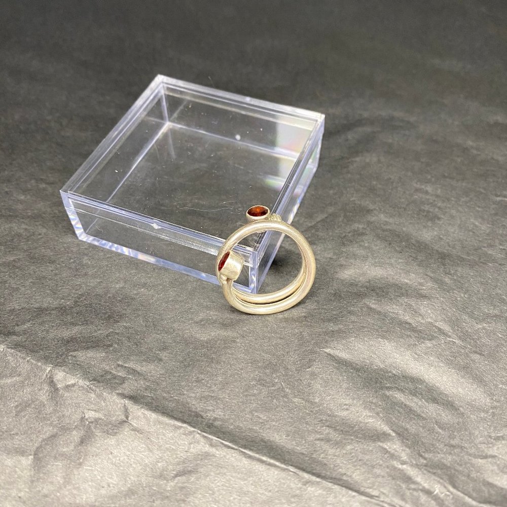 Vintage Coil Silver Ring View 4